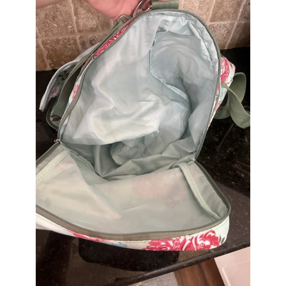 PB Pottery Barn Teen Duffle Gear Up Pool Garden Party Floral Travel‎ Weekender